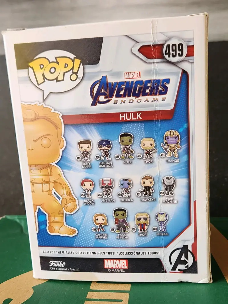 Figura Funko Pop Hulk Edición Especial Dorada - 3