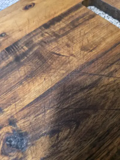 Tabla de cortar de madera con diseño de toro - miniatura 4
