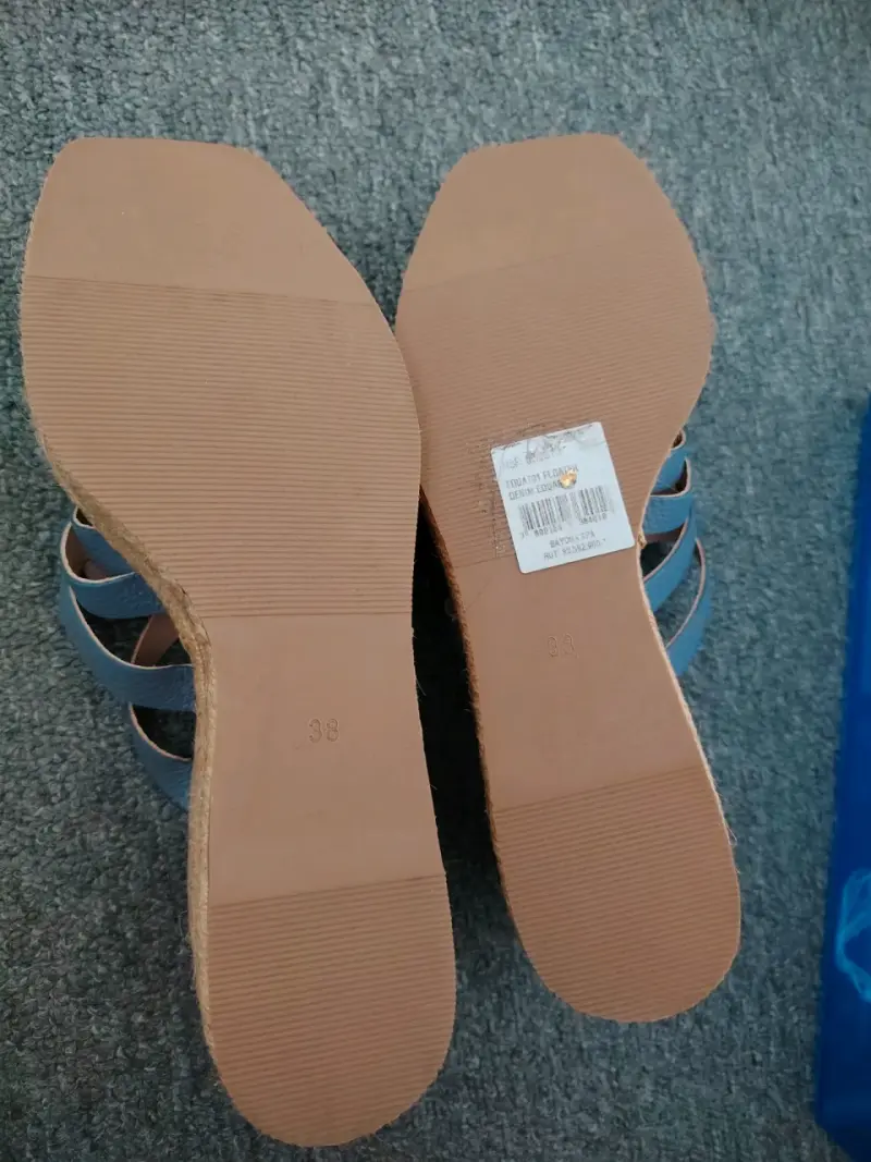 Sandalias de Cuña Azules Gacel para Mujer - 2