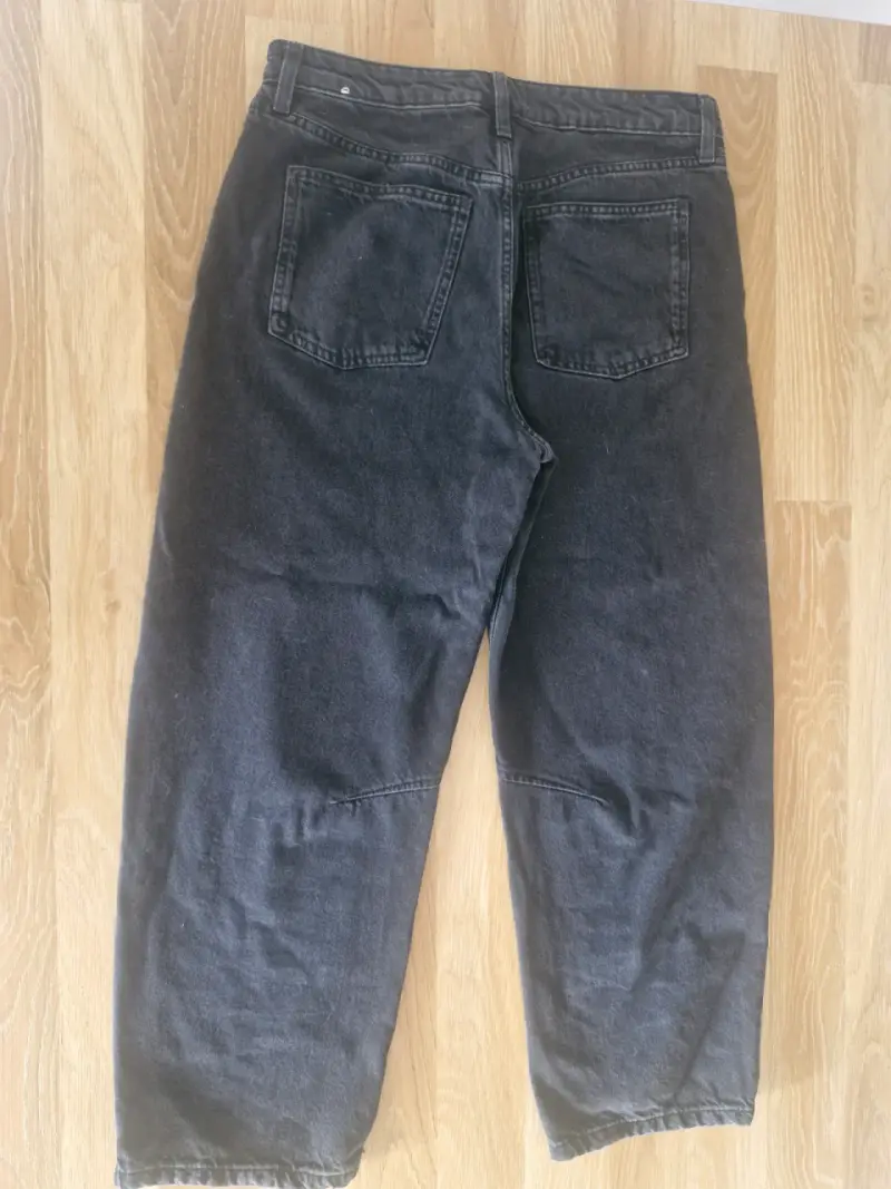 Jeans mujer negros de mezclilla MNG talla 42 - 1
