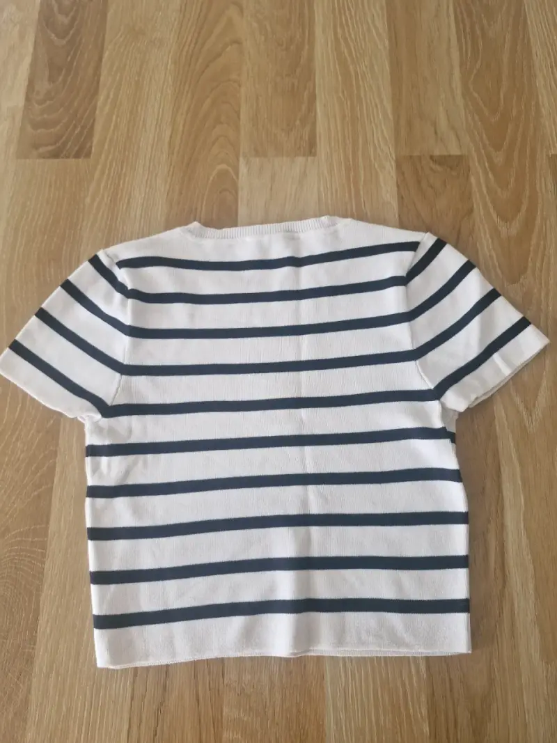 Polera a rayas Zara talla L - 2