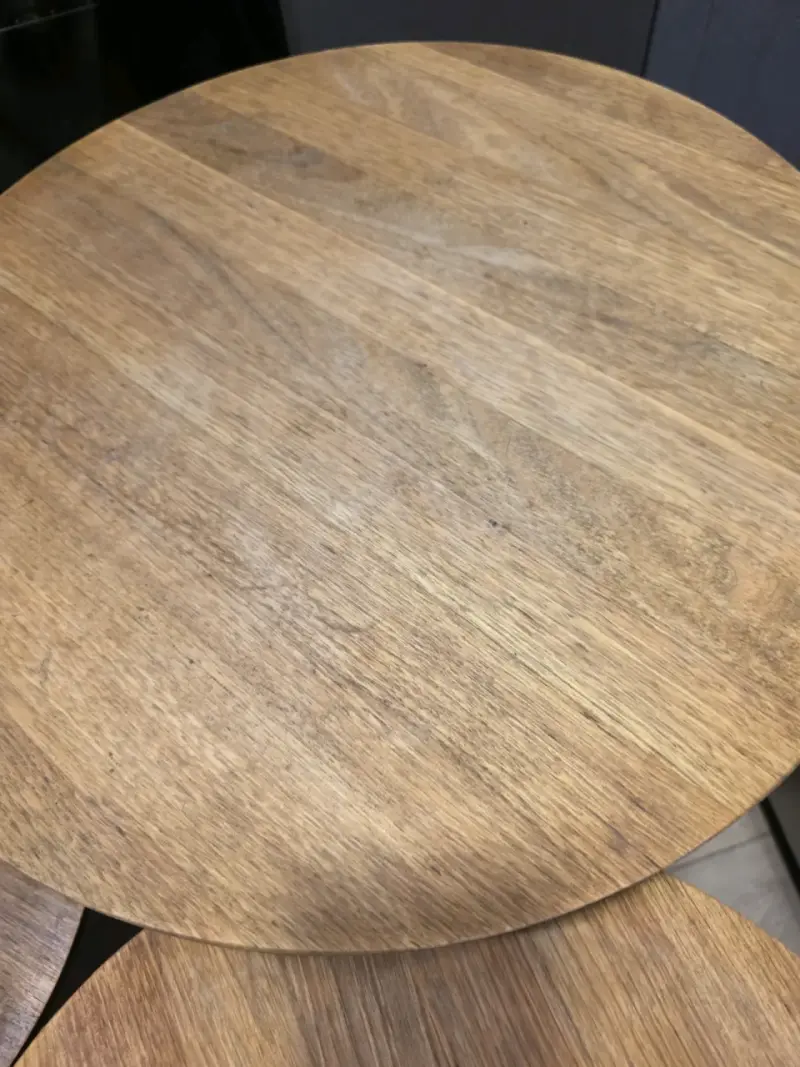 Juego de mesas nido de madera - 4
