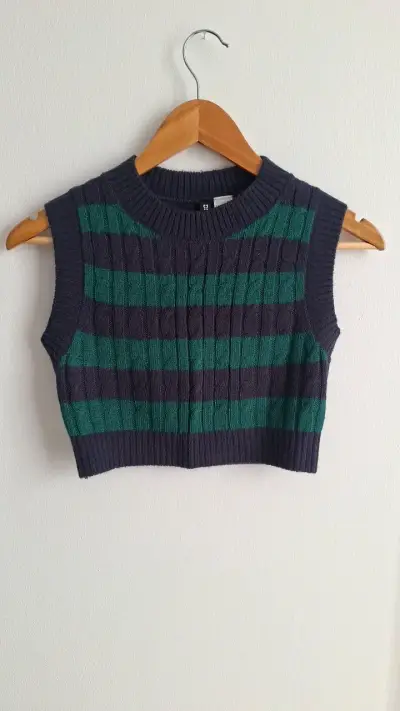 Chaleco sin mangas a rayas H&M - miniatura 1