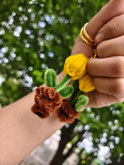 Ramos de flores con llavero - miniatura 4