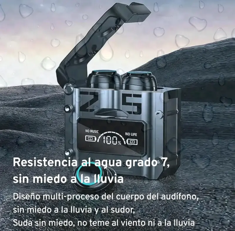 Auriculares Bluetooth 5.1 con Estuche de Carga - 4