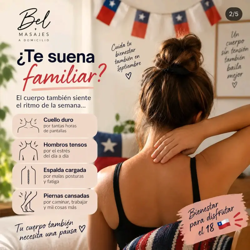 Servicio de masajes a domicilio Bel Masajes