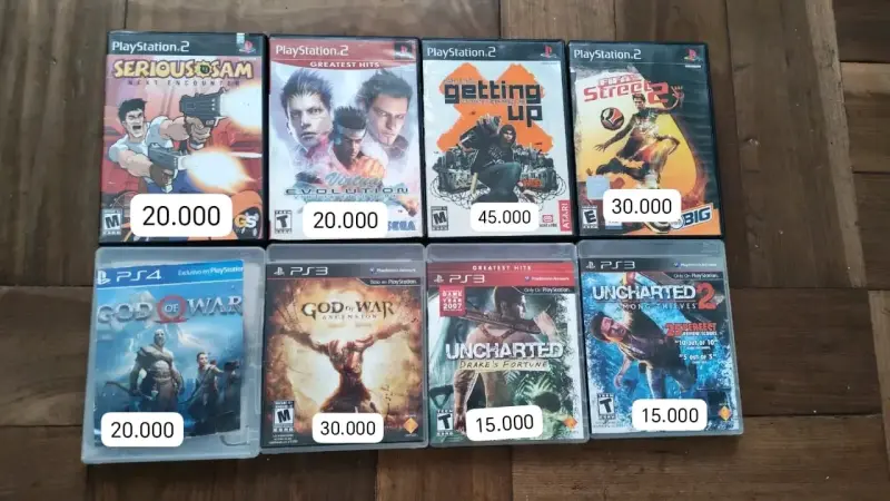 Consola PlayStation 2 con juegos variados - 1