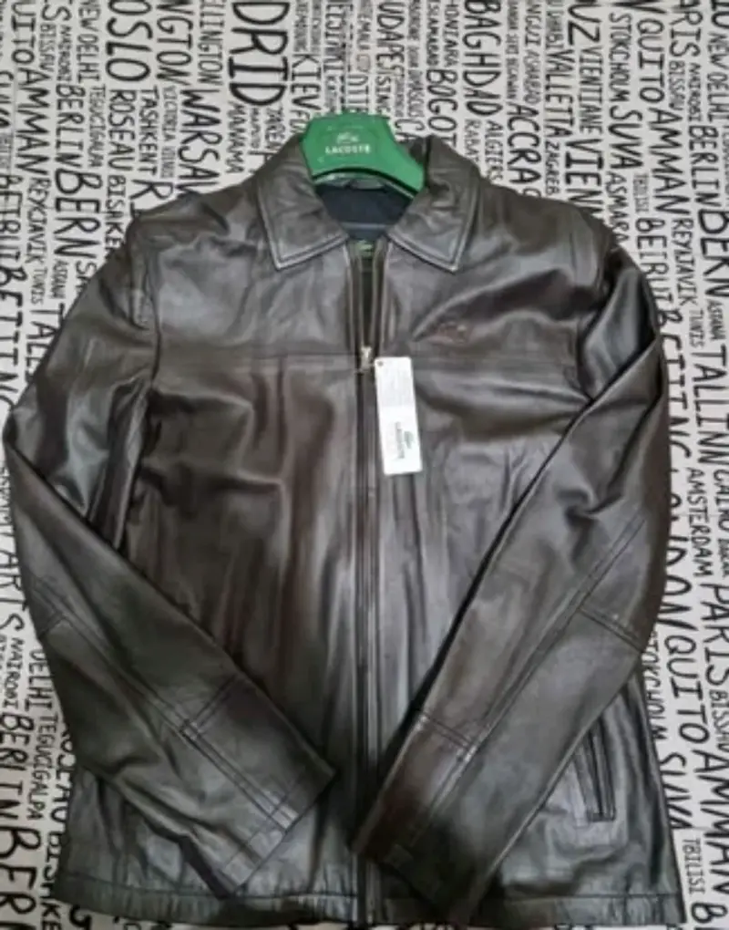 Chaqueta Lacoste de cuero Hombre - 1