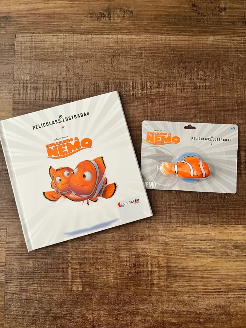 Libro ilustrado y figura de Buscando a Nemo - 6
