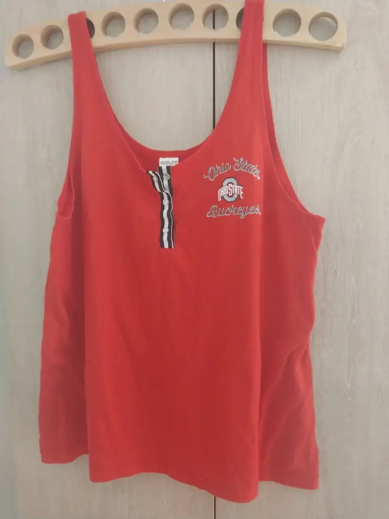 Polera Roja Ohio State Buckeyes Mujer - 1