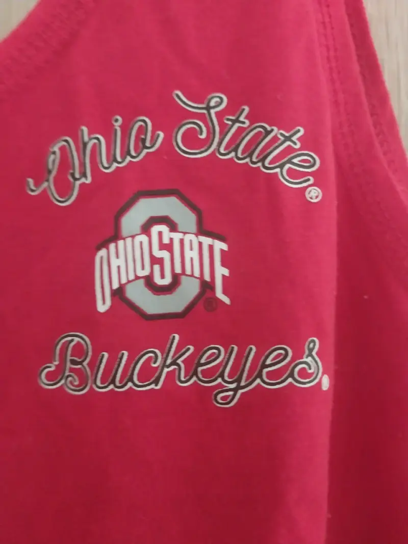 Polera Roja Ohio State Buckeyes Mujer - 2