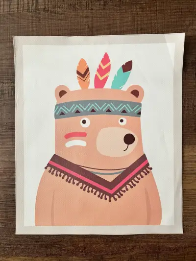 Ilustraciones infantiles de tela para enmarcar - miniatura 3