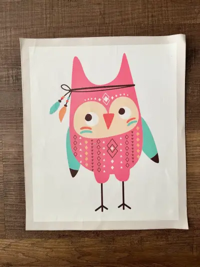 Ilustraciones infantiles de tela para enmarcar - miniatura 4