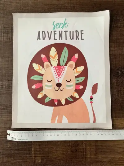 Ilustraciones infantiles de tela para enmarcar - miniatura 5
