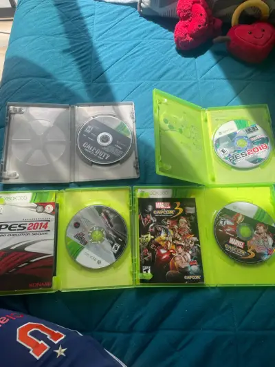Lote de Juegos Xbox 360 Call of Duty PES Marvel - miniatura 1