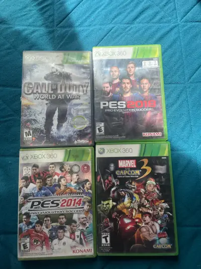 Lote de Juegos Xbox 360 Call of Duty PES Marvel - miniatura 2