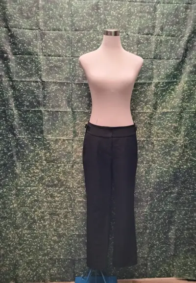 Pantalones de vestir negros para mujer - miniatura 1