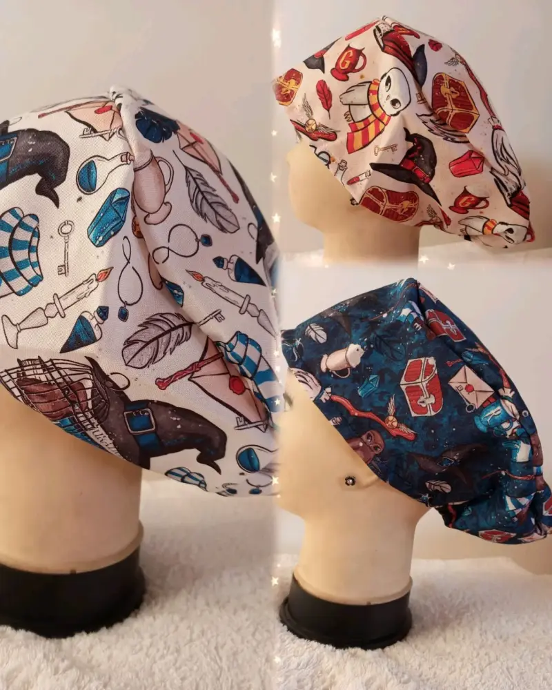Gorros quirúrgicos estampados variados - 4