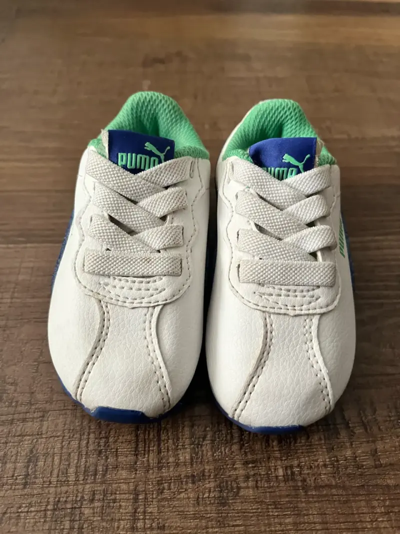 Zapatillas deportivas para bebé Puma blancas - 1