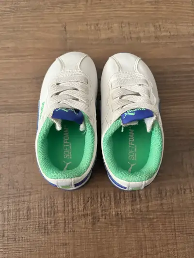 Zapatillas deportivas para bebé Puma blancas - miniatura 3