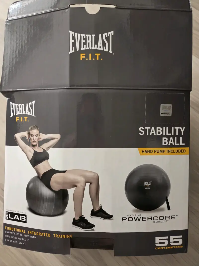 Pelota de estabilidad Everlast F.I.T. con bomba - 1