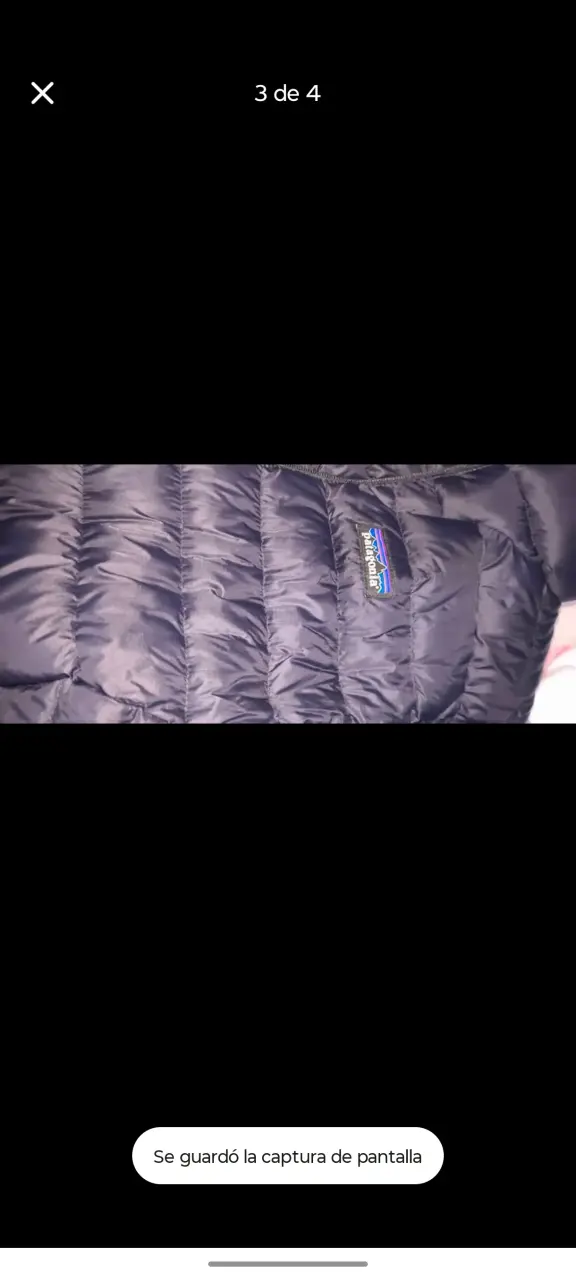Chaqueta de pluma Patagonia negra para hombre - 3