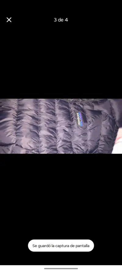Chaqueta de pluma Patagonia negra para hombre - miniatura 3