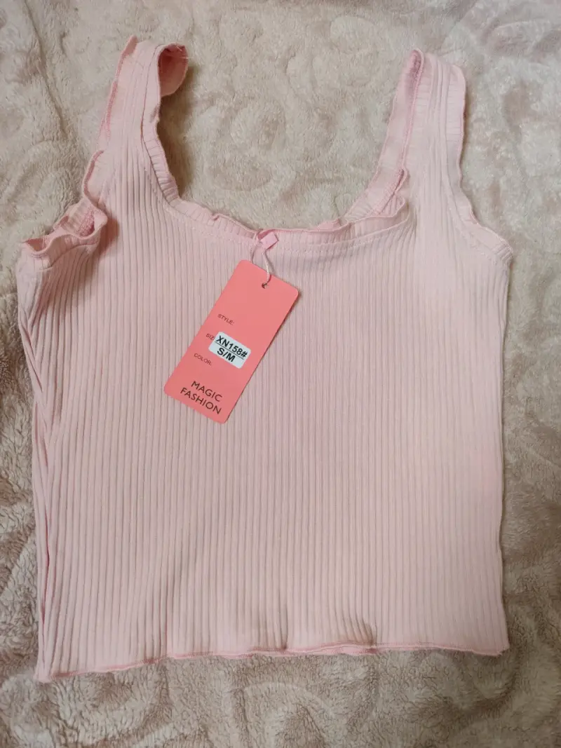 Top sin mangas rosa Magic Fashion