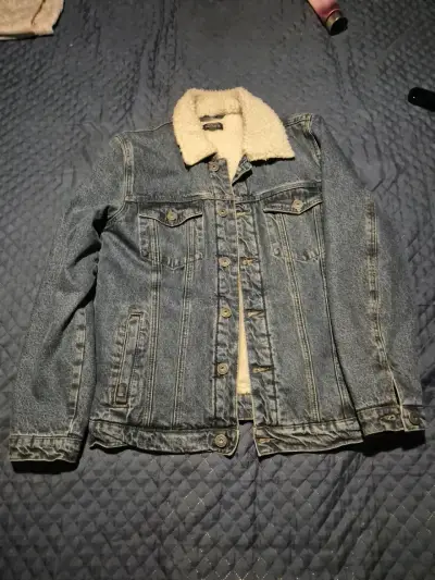 Chaqueta de mezclilla con forro de borrego Opposite - miniatura 1