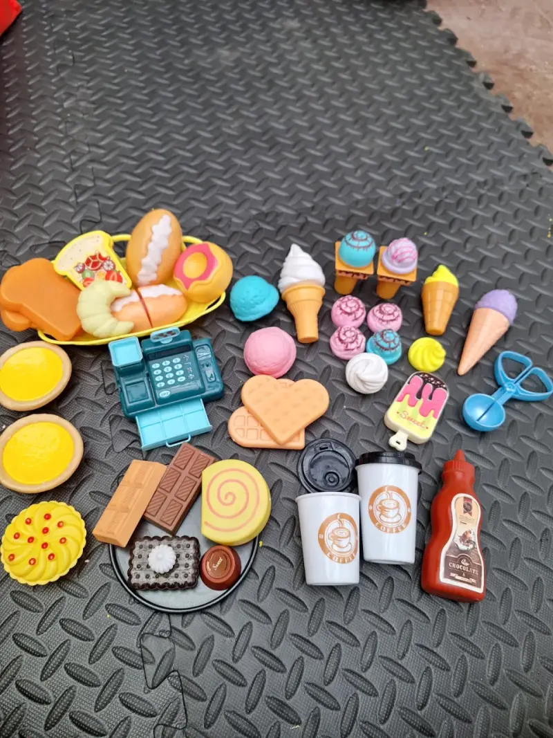 Set de juguetes de comida para niños