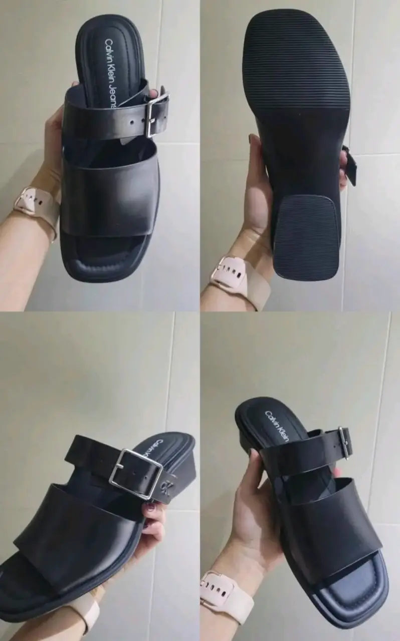 Sandalias negras Calvin Klein Originales - 3