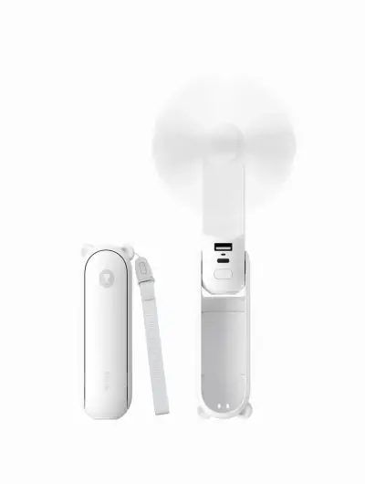 Ventilador portátil 3 en 1 JisuLife blanco - miniatura 1
