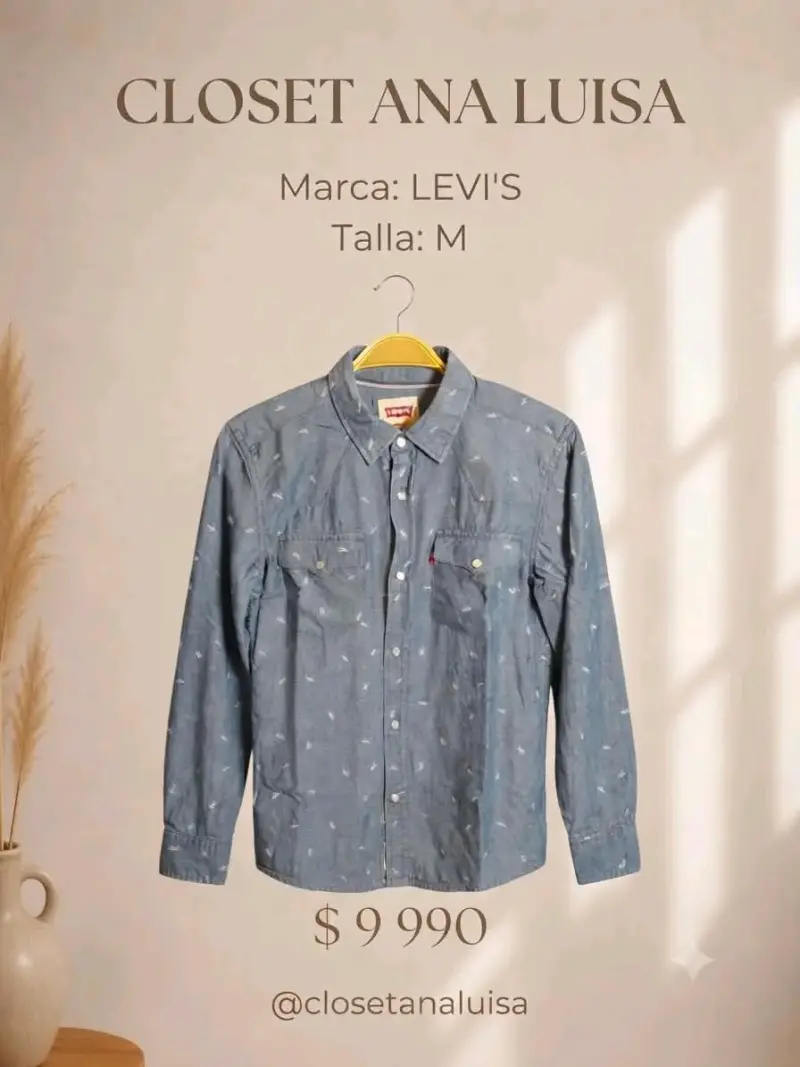 Camisa Levi's de Hombre Talla M