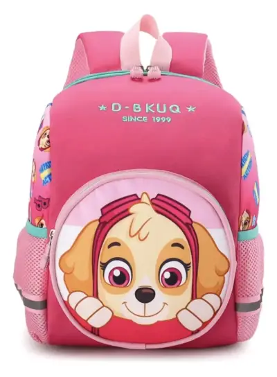 Mochila infantil rosa con diseño skipe - miniatura 1