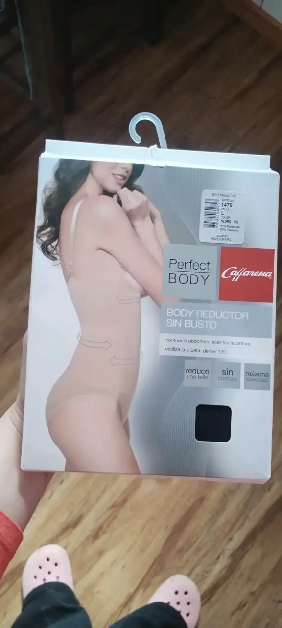 Body reductor sin busto Caffarena negro