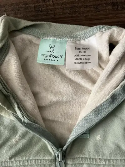 Saco de dormir para bebé ergoPouch verde - miniatura 3
