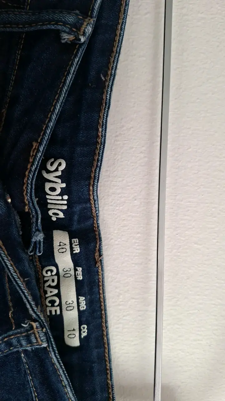 Jeans acampanados azul oscuro Sybilla para mujer - 3