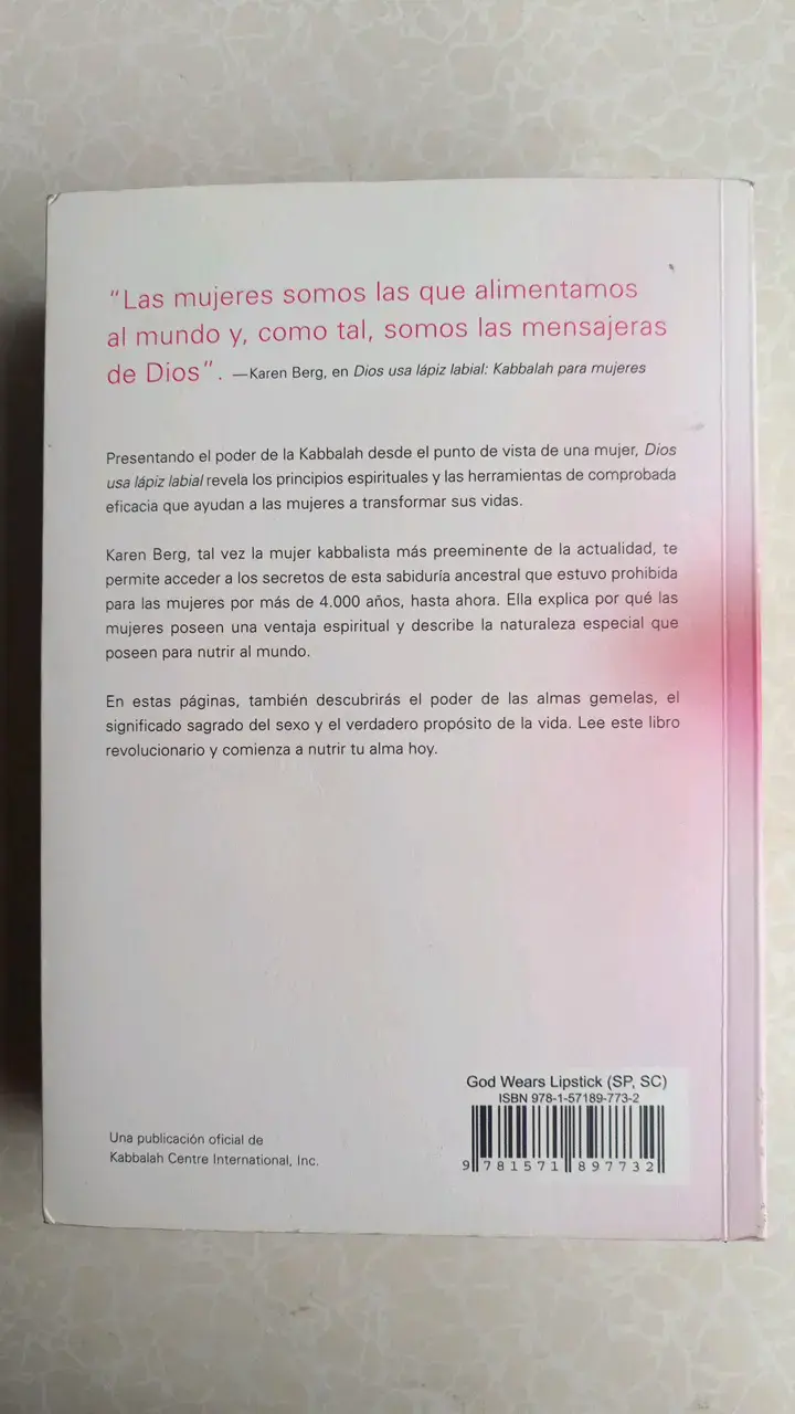 Libro 'Dios Usa Lápiz Labial' de Karen Berg - 2