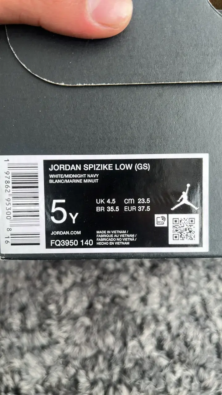 Jordan Spizike Talla 5Y/23,5CM Originales - 6