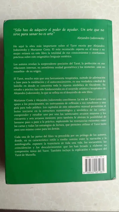 Libro La Vía del Tarot de Alejandro Jodorowsky - miniatura 2