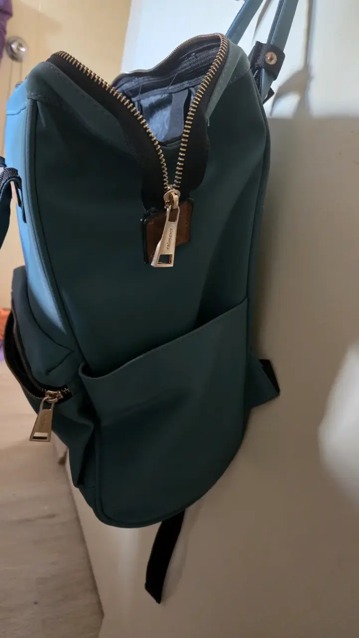 Mochila azul amphora - 4