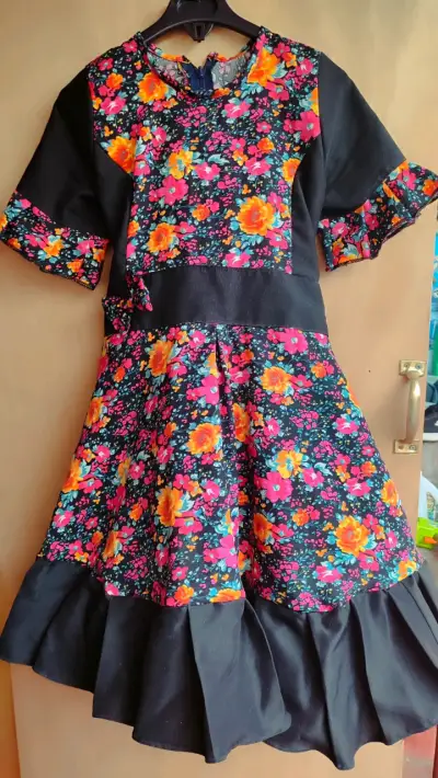 Vestido de huasa china colorido para mujer - miniatura 1
