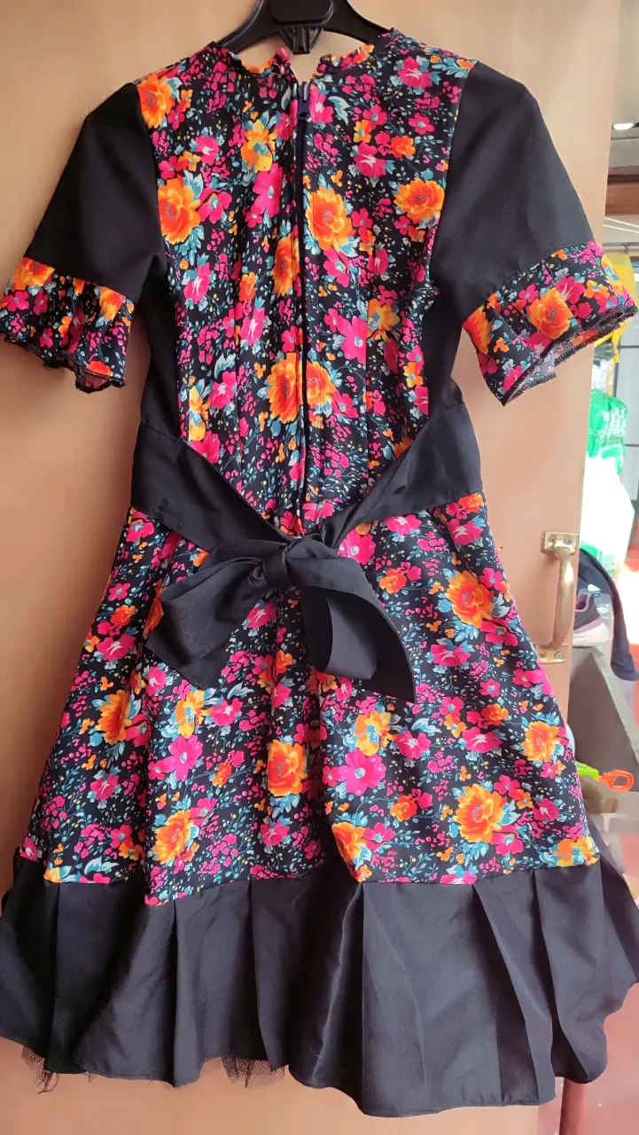 Vestido de huasa china colorido para mujer - 2