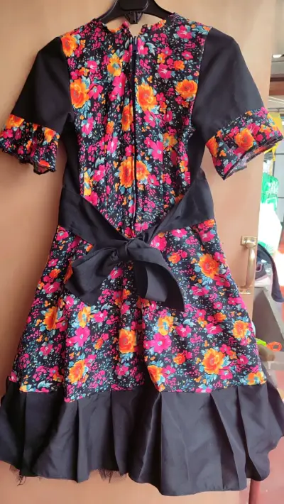 Vestido de huasa china colorido para mujer - miniatura 2
