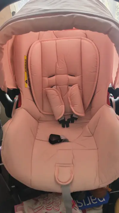 Silla de Auto para Bebé Rosa - miniatura 4