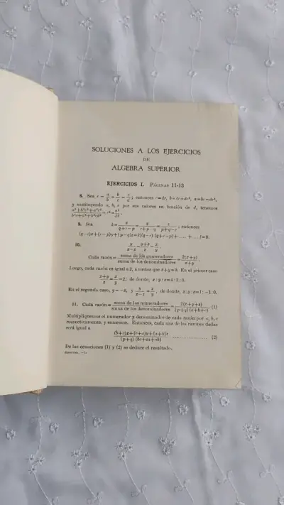 Libro Ejercicios de Álgebra Superior Hall y Knight - miniatura 4