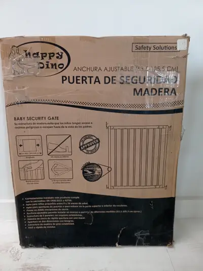 Puerta de seguridad para niños ajustable (par) - miniatura 3