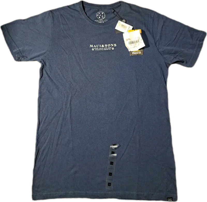 Polera azul Maui & Sons talla 16