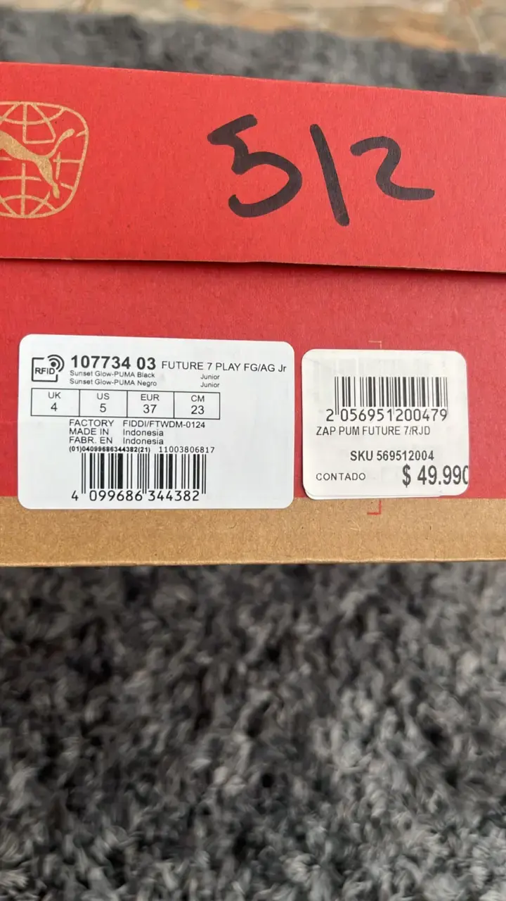 Puma Future 7 Play Talla 37/23CM Originales - 6