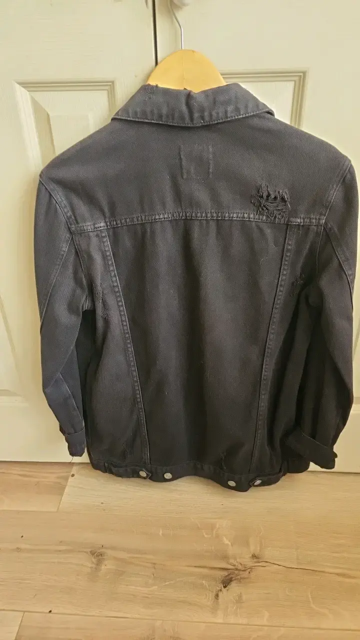 Chaqueta de mezclilla negra Opposite talla M - 2